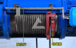 2t鋼絲繩電動葫蘆導(dǎo)繩器安裝