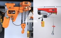 環(huán)鏈電動葫蘆與鋼絲繩葫蘆的不同