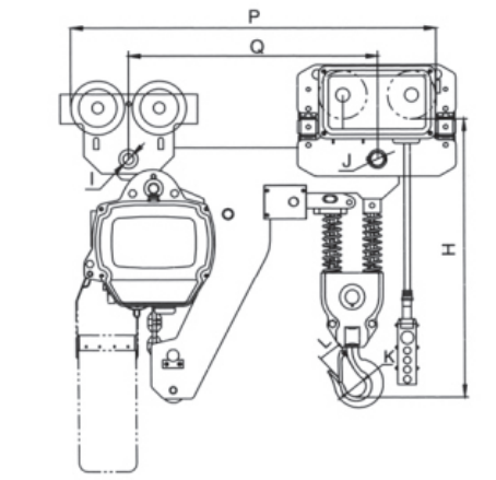 電動葫蘆結(jié)構(gòu)圖 電動葫蘆結(jié)構(gòu)圖