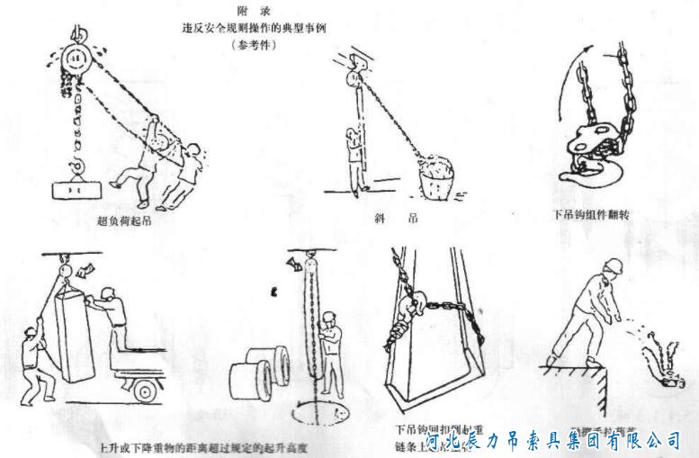 手拉葫蘆使用規(guī)則