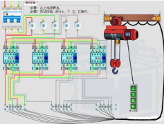 電動(dòng)葫蘆工作原理主電路控制電路，工作原理，接線步驟